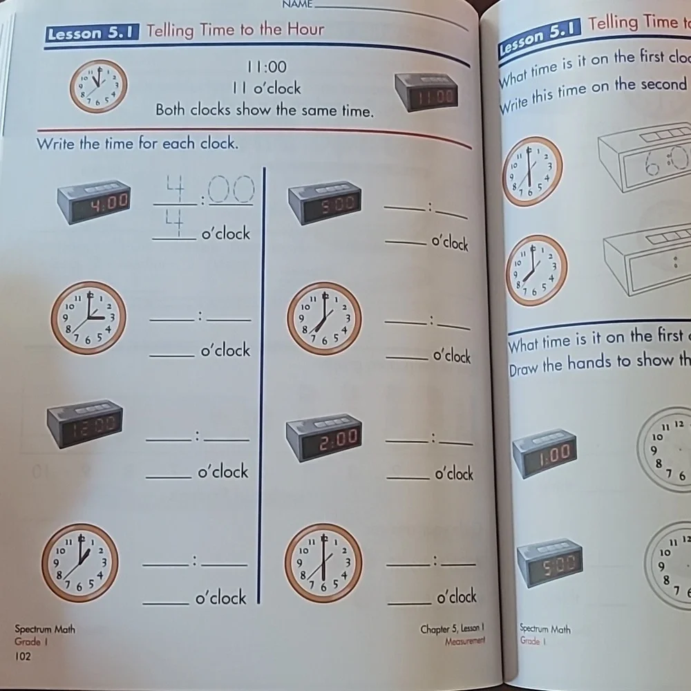Book Spectrum Math 1 grade - Picture 12 of 16